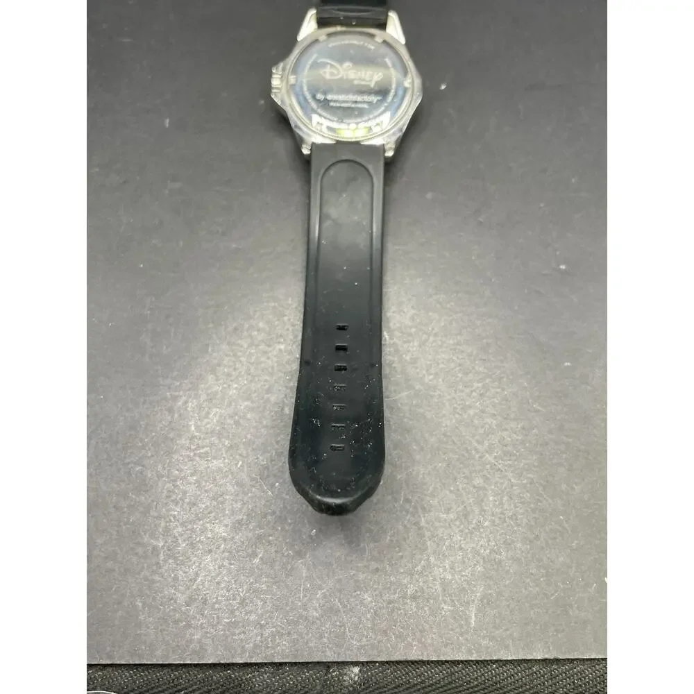 Disney Mickey Mouse Watch ewatchfactory P234-2657-4 Black Dive Style Rubber Band